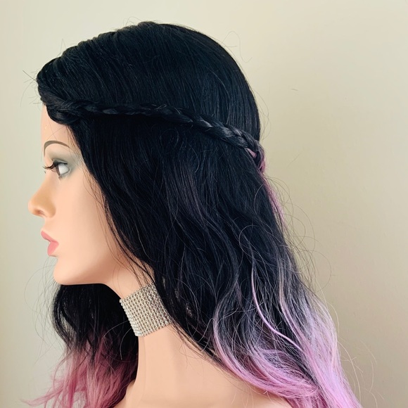 Black Berry “Put On & Go” Synthetic Wig for Events 🩷🖤 - Picture 6 of 16